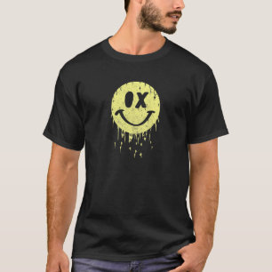 T-shirt Vintage House Smile Retro 80s I Musik Classic Rave