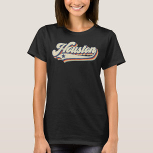 T-shirt Vintage Houston Texas Houston Strong Stripes