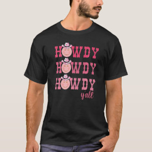 T-shirt Vintage Howdy Y'all Rodéo Western Country Sudiste