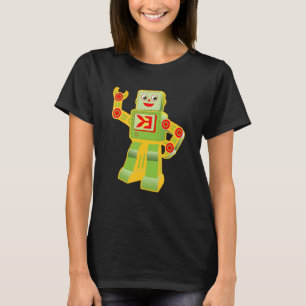T-shirt Vintage I Love Robots Robotics Technicien ingénieu