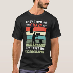 T-shirt Vintage Ils Pensent Que Je Suis Fou Mais J'Aime Ju
