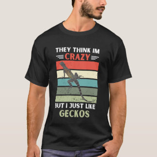 T-shirt Vintage Ils Pensent Que Je Suis Fou Mais J'aime Ju