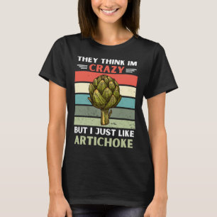 T-shirt Vintage Ils Pensent Que Je Suis Fou Mais J'Aime L'