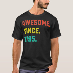 T-shirt Vintage Impressionnant Depuis 1995 28 Ans