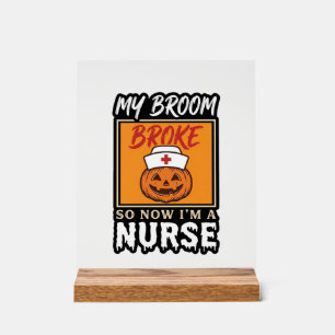 T-shirt vintage infirmière Halloween citrouille ba