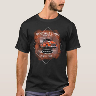 T-shirt Vintage Iron Barn trouve pièces d'origine Camions