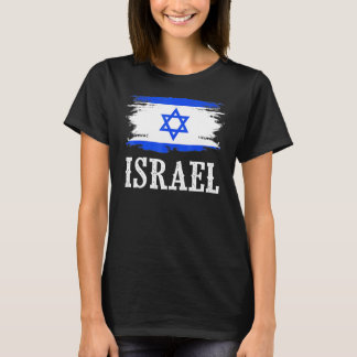 T-shirt Vintage Israël Drapeau J'aime Israël