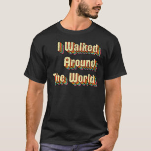 T-shirt Vintage J'Ai Parcouru Le Monde