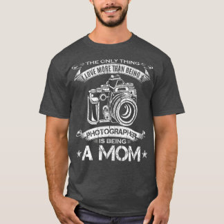 T-shirt Vintage J'Aime Plus Qu'Être Photographe Est