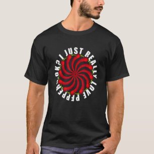 T-shirt Vintage J'Aime Vraiment Les Poivrons Ok Poivron Ro