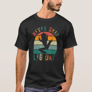 T-shirt Vintage Jamais Sauter Jamais Jamais Jamais Jamais