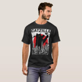 T-shirt Vintage japonais Catzilla (Devant entier)