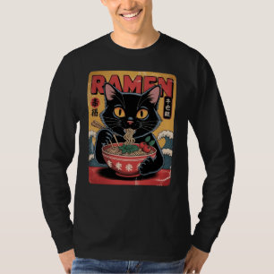 T-shirt vintage japonais noir