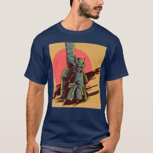 T-shirt Vintage japonais Samurai Japon épée