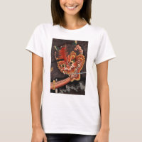 Vintage japonais Yokai Oni King Fine Art