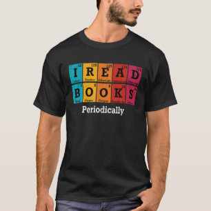 T-shirt Vintage Je Lis Livres Science Lover Tableau Périod