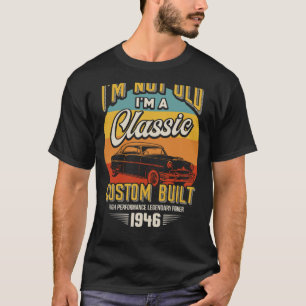 T-shirt Vintage Je ne suis pas vieux Je suis un classique