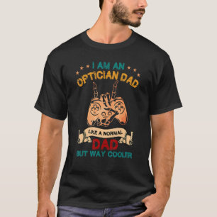 T-shirt Vintage Je suis un papa optimiste comme papa norma