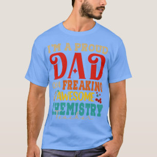 T-shirt Vintage Je Suis Un Père Fière De L'Enseignant De C