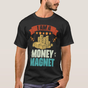 T-shirt Vintage Je Suis Une Manifestation D'Argent Magnet 