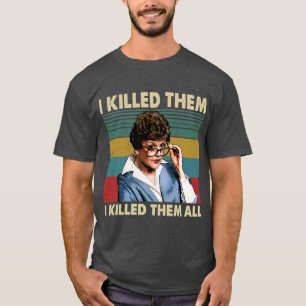 T-shirt Vintage Jessica Fletcher Je les ai tous tués Meurt