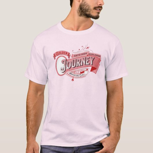 T-shirt vintage Journey Adventure Club (Devant)