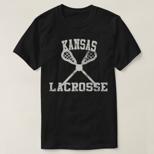 T-shirt Vintage Kansas Lacrosse (Design devant)