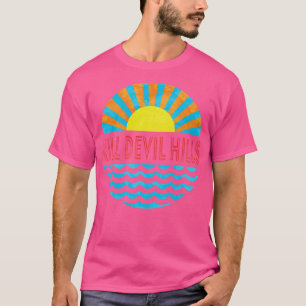 T-shirt Vintage Kill Devil Hills Beach Sun And Waves