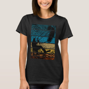 T-shirt Vintage Kite Surfer Surf Kitesurf Surf