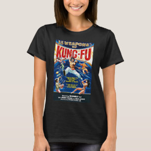 T-shirt Vintage Kungfu Karate Bjj Martial Arts Movie Retro