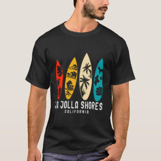 T-shirt Vintage La Jolla Shores California Beach Surf S
