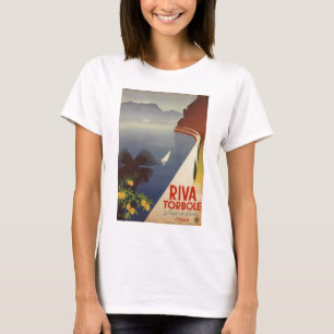 T-shirt Vintage Lake Garda Riva Torbole Italie Tourisme