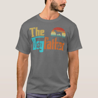 T-shirt Vintage Le Dogfather Goldador Propriétaire du chie