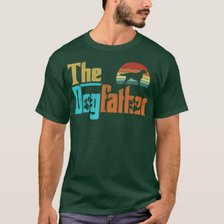 T-shirt Vintage Le Dogfather Plat Retriever Dog Ow