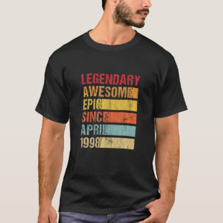 T-shirt Vintage légendaire épopée stupéfiante depuis avril
