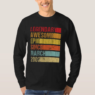 T-shirt Vintage légendaire épopée stupéfiante depuis mars