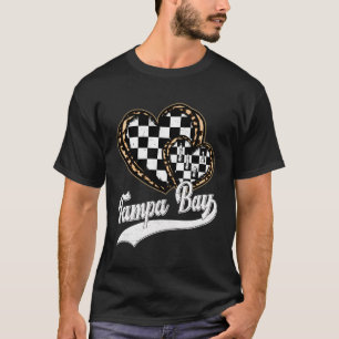 T-shirt Vintage Leopard Heart Tampa Bay Chess Lover Hommes