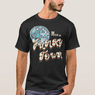 T-shirt Vintage les années 70 maire de Funky Town Disco Ba