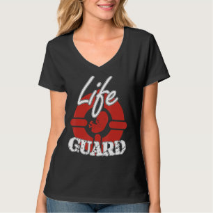 T-shirt Vintage Life Guard Anti-Avortement Anti-avortement