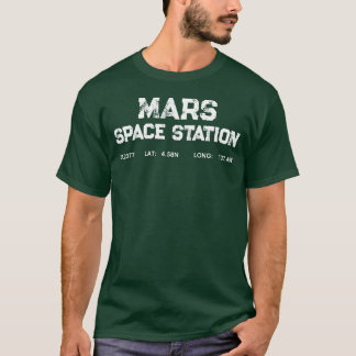 T-Shirt vintage logo de la station spatiale de Mar