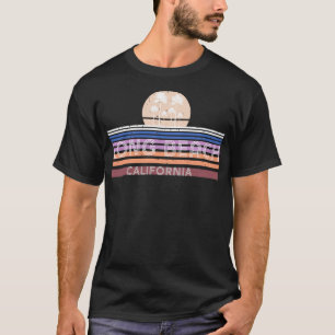 T-shirt Vintage Long Beach California Cali Surf Beach