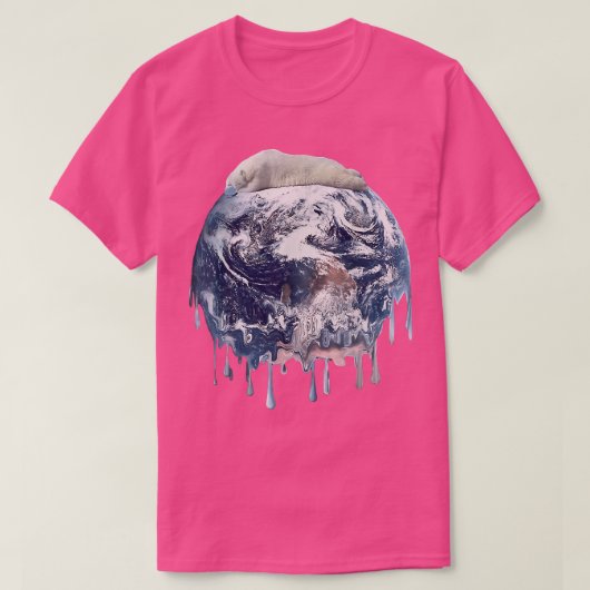 T-shirt Vintage L'Ours Polaire Plonge Avec FaceMask (Design devant)