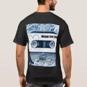 T-shirt Vintage Love Static (Dos)