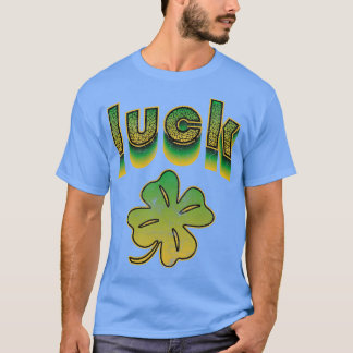 T-shirt Vintage Luck Four Leaf Clocher St Patrick