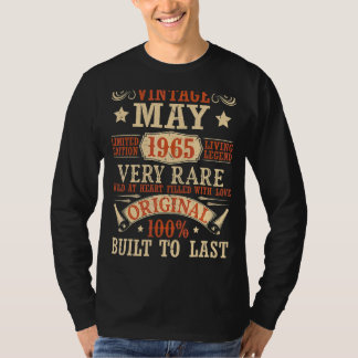 T-shirt Vintage mai 1965 Ltd Edition Living Légende Origin