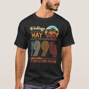 T-shirt Vintage mai 1994 28 ans 28e anniversaire Décora