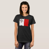 T-shirt Vintage Malta Flag Maltese Independence Day (Devant entier)