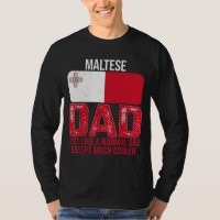 Vintage Maltais Papa Malte Drapeau Design pour pèr