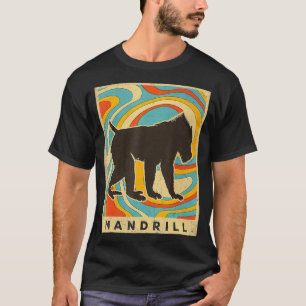 T-shirt Vintage Mandrill Lover Animal Retro Style