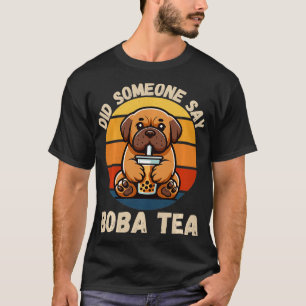 T-shirt Vintage Mastiff Chig A Dit À Boba Tea